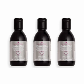 3x I Heart Revolution Rainbow Shots Colour, Shampoo, & Conditioner In One Silver Angel 100ml