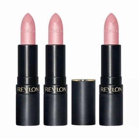 3x Revlon Super Lustrous Luscious Mattes Lipstick 015 Make It Pink