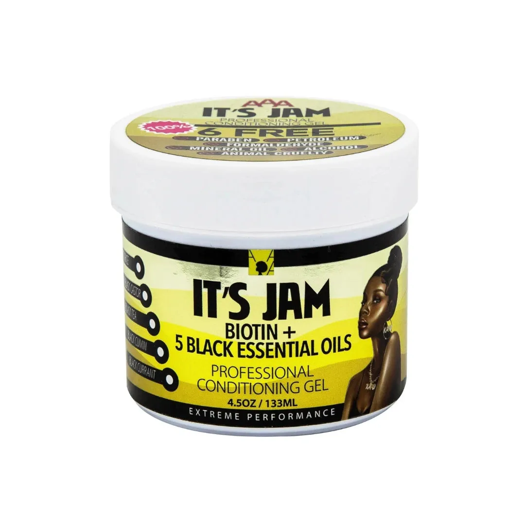 AAA African Anti-Aging It's Jam Professional Conditioning Gel Biotin   Essential Oils - Choose Size