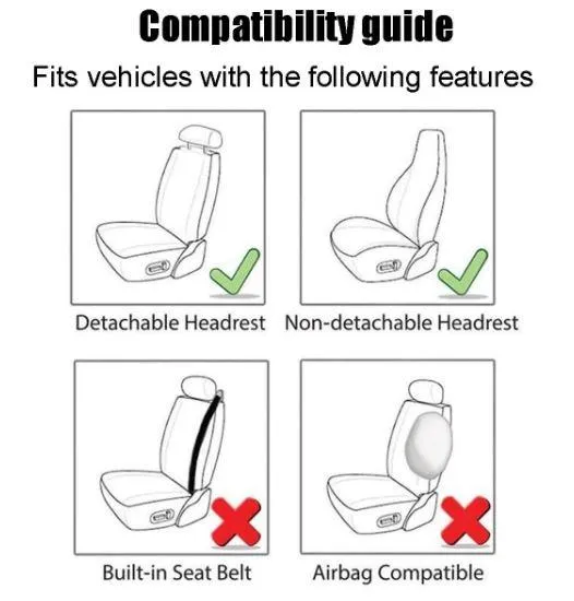 Beachy Seahorse Car Seat Cover