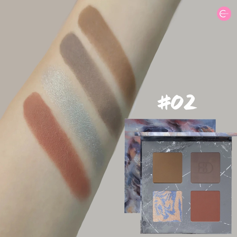 BeautyDom "Boundless Land" 4-Color Eyeshadow Palette