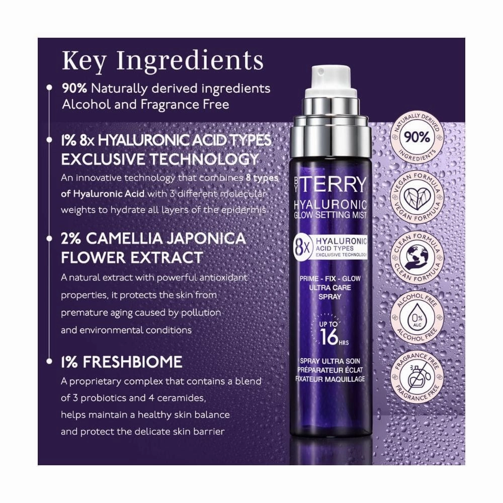 By Terry Hyaluronic Glow Setting Mist 3.38oz
