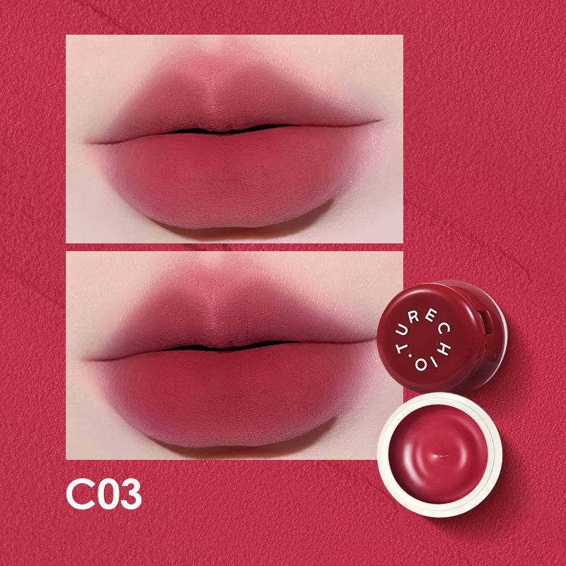 CHIOTURE Jar-Packaged Lip Mud & Cheek Dual-Use Matte Lip Gloss