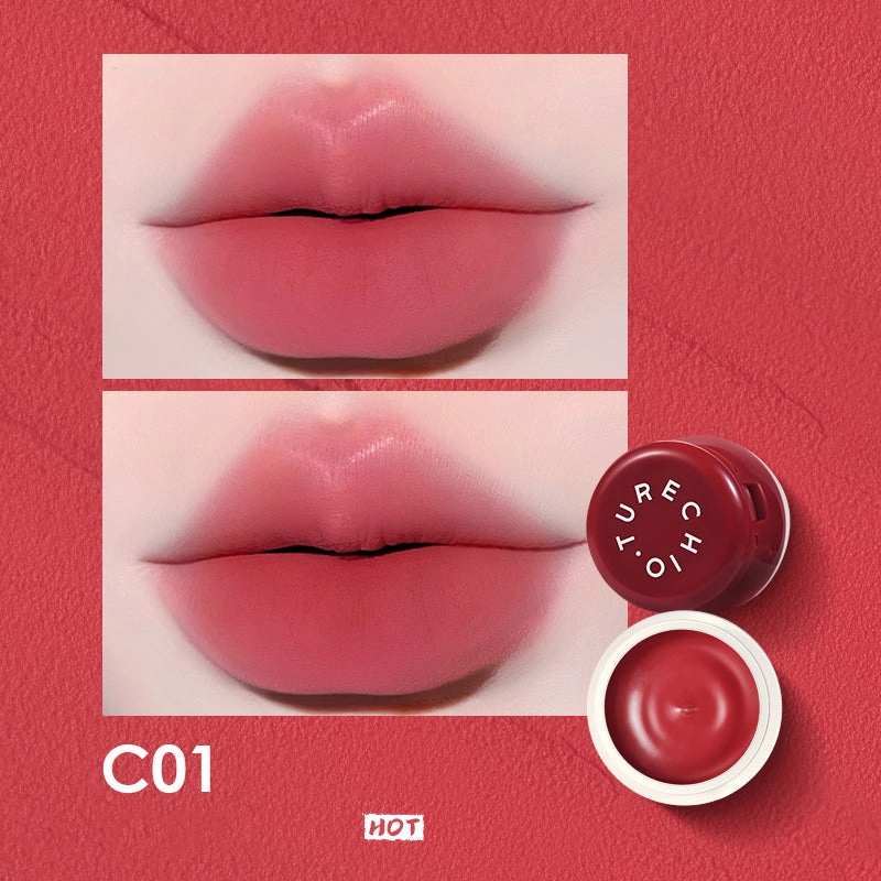 CHIOTURE Jar-Packaged Lip Mud & Cheek Dual-Use Matte Lip Gloss