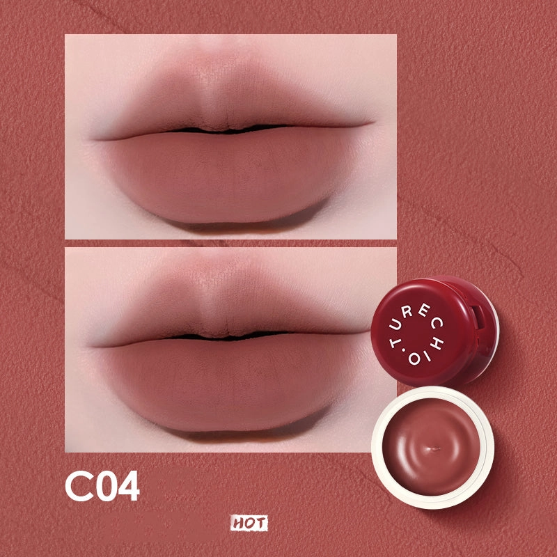 CHIOTURE Jar-Packaged Lip Mud & Cheek Dual-Use Matte Lip Gloss