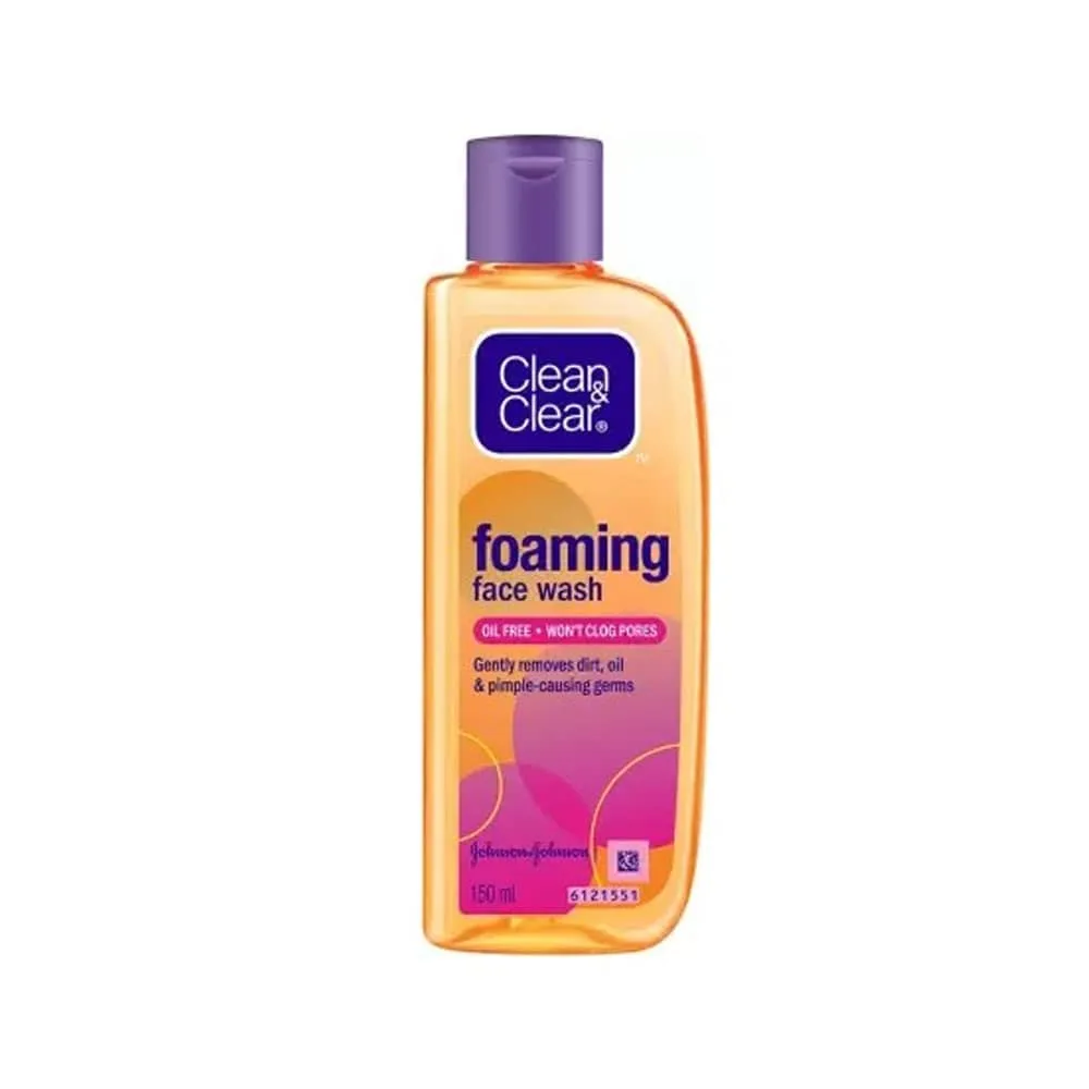Clean And Clear Foaming Face Wash Oil Free 150ml - Short Dated