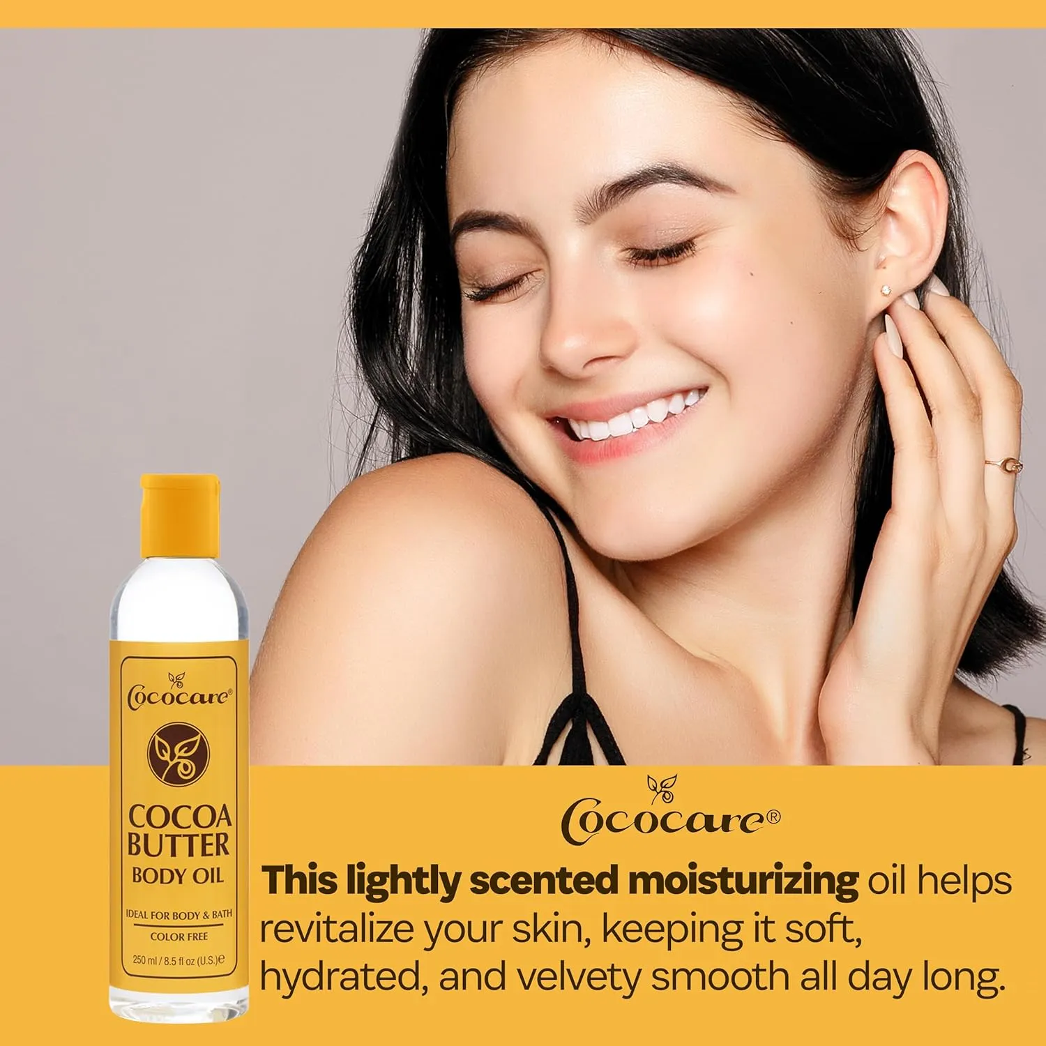 Cococare Cocoa Butter Body Oil - 8.5 oz