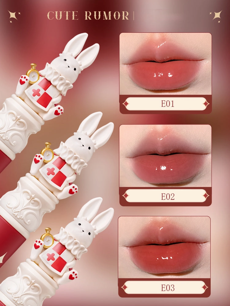 CuteRumor Wonderland White Rabbit Crystal Jelly Lip Gloss