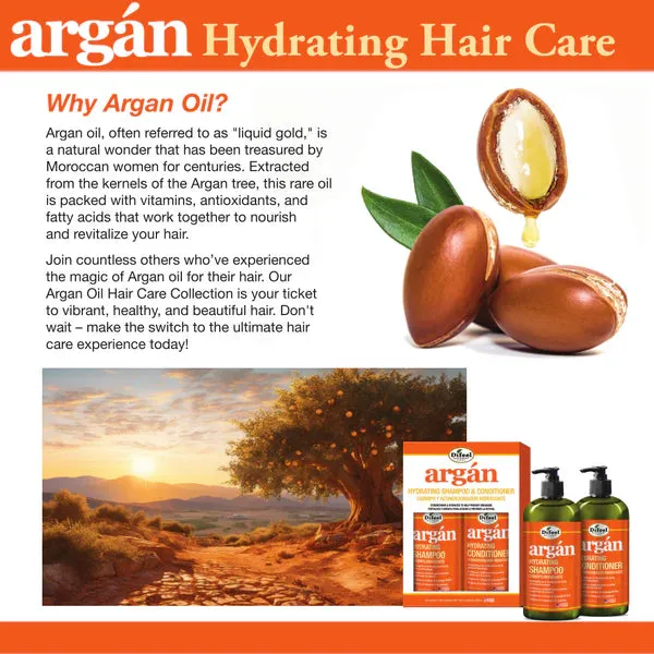 Difeel Argan Hydrating Shampoo - 12 oz