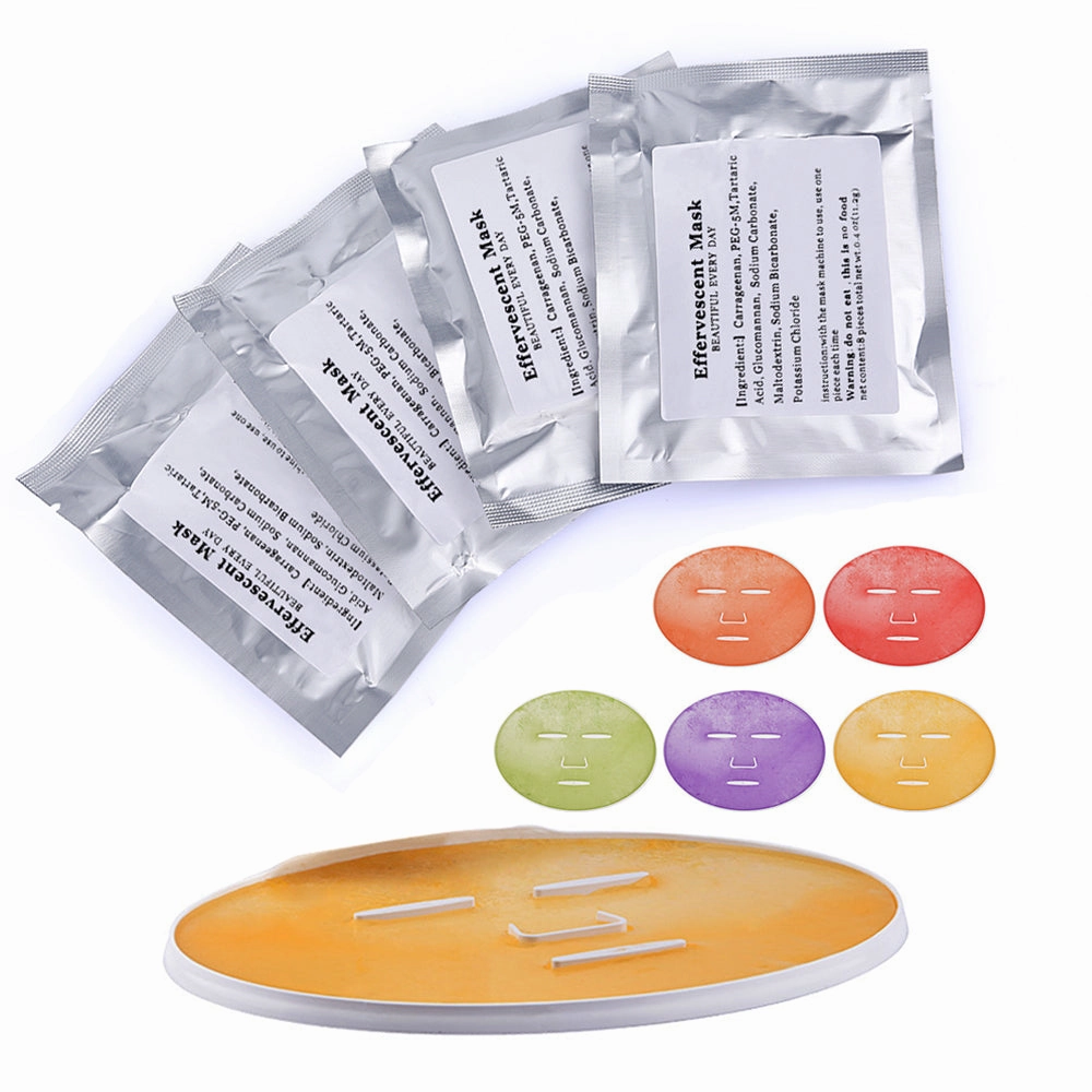 DIY Facial Automatic Mask Machine Use Effervescent Collagen Tablets Anti Aging Wrinkle Hydrating Whitening Fruit Vegetable Maker