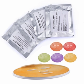 DIY Facial Automatic Mask Machine Use Effervescent Collagen Tablets Anti Aging Wrinkle Hydrating Whitening Fruit Vegetable Maker