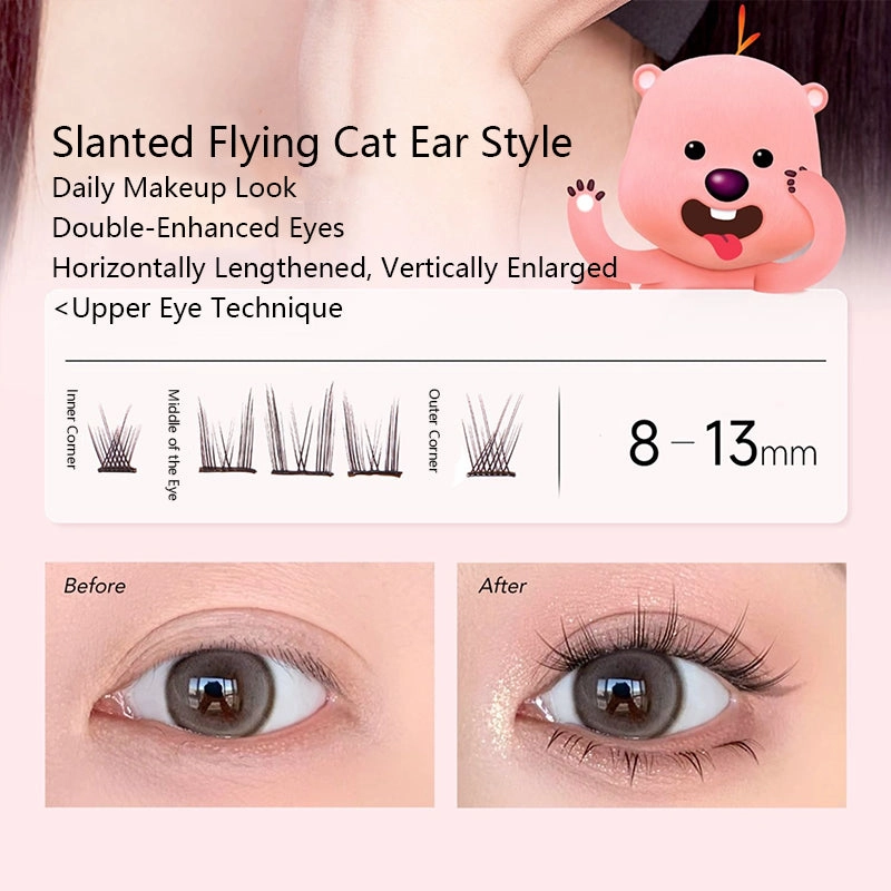 EverBab x ZANMANG LOOPY Christmas Gradient Self-Adhesive Eyelashes