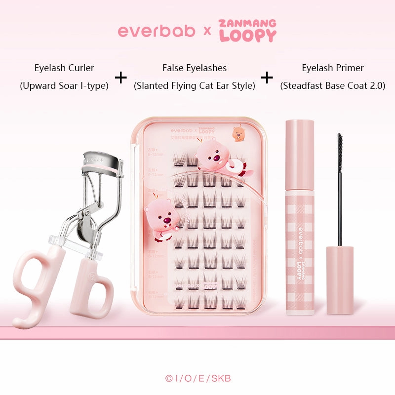 EverBab x ZANMANG LOOPY Christmas Gradient Self-Adhesive Eyelashes