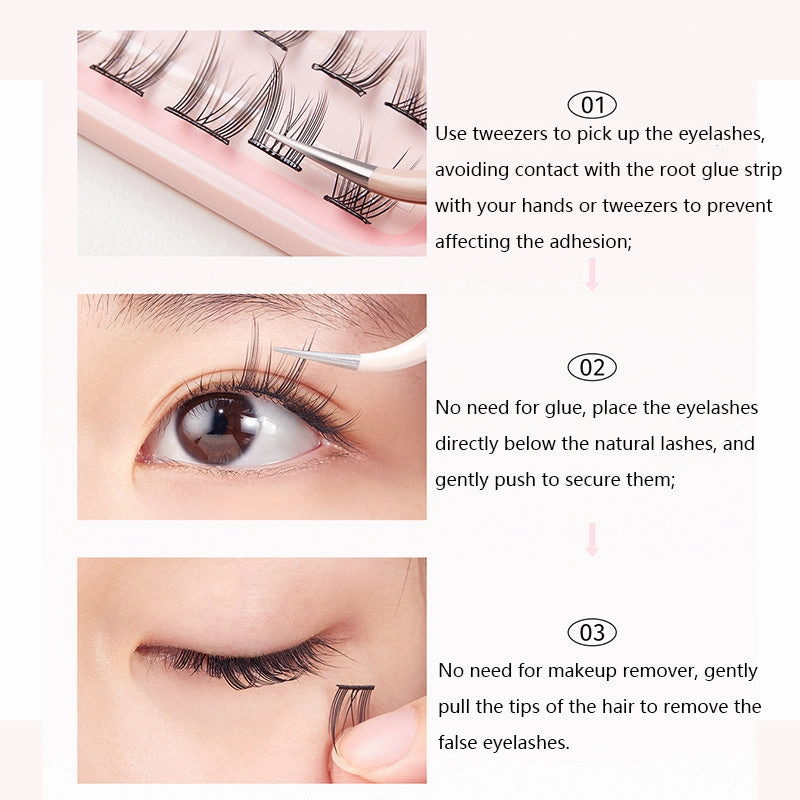 EverBab x ZANMANG LOOPY Christmas Gradient Self-Adhesive Eyelashes