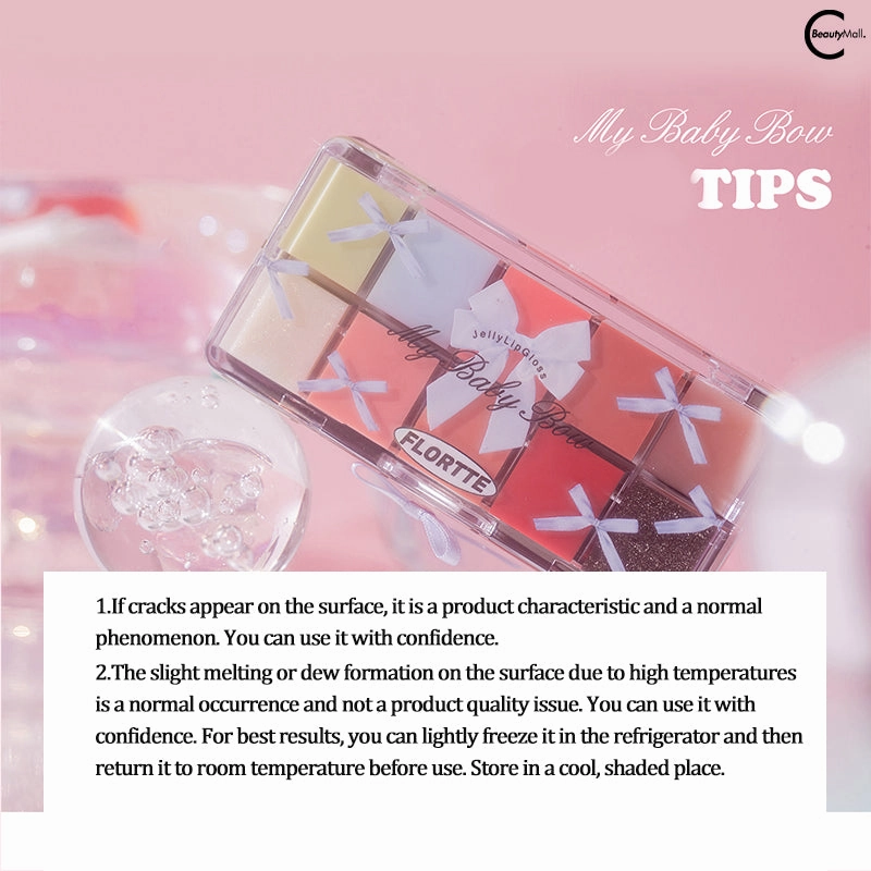 FLORTTE Princess Heart Series Ten-Color Lip Tint Palette