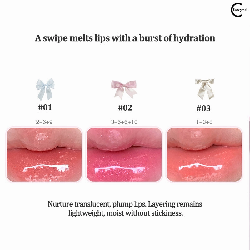 FLORTTE Princess Heart Series Ten-Color Lip Tint Palette