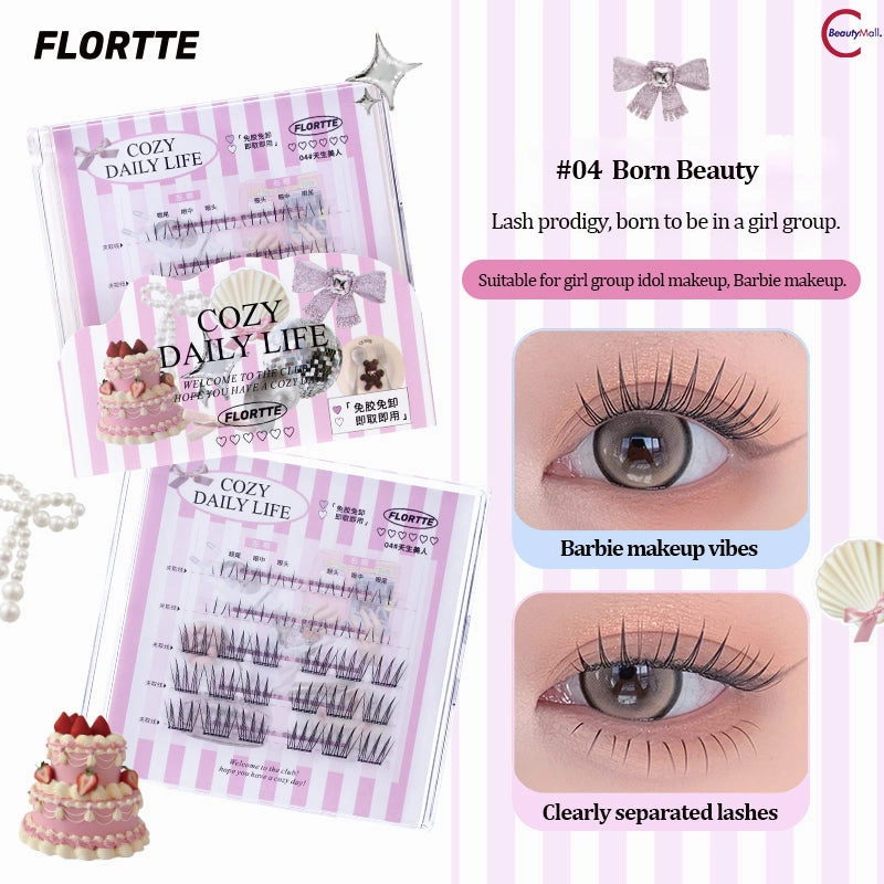 FLORTTE "Debutante Diary" Series Glue-Free False Eyelashes