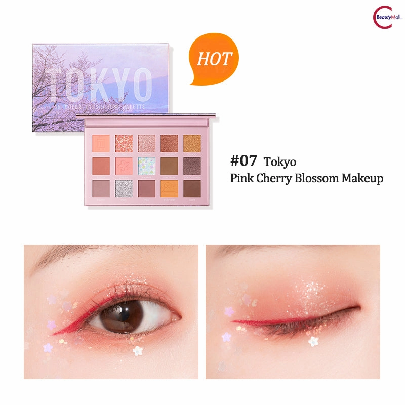 FOCALLURE 15-Color Travel Eyeshadow Palette