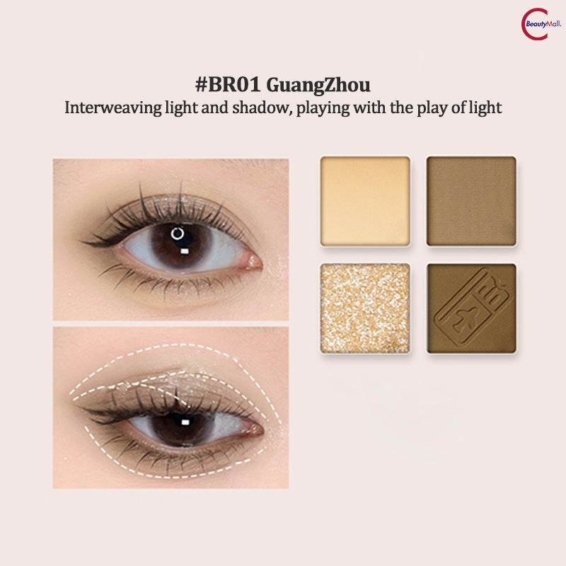 FOCALLURE 15-Color Travel Eyeshadow Palette