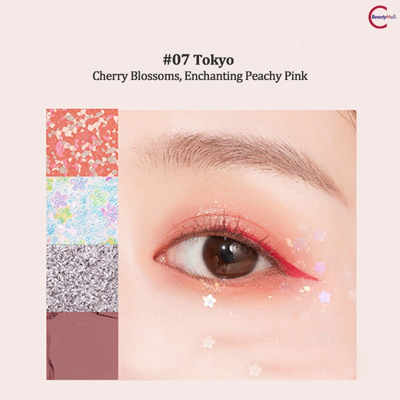 FOCALLURE 15-Color Travel Eyeshadow Palette