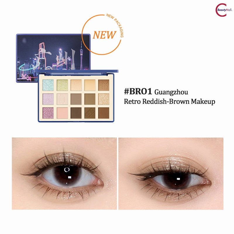 FOCALLURE 15-Color Travel Eyeshadow Palette