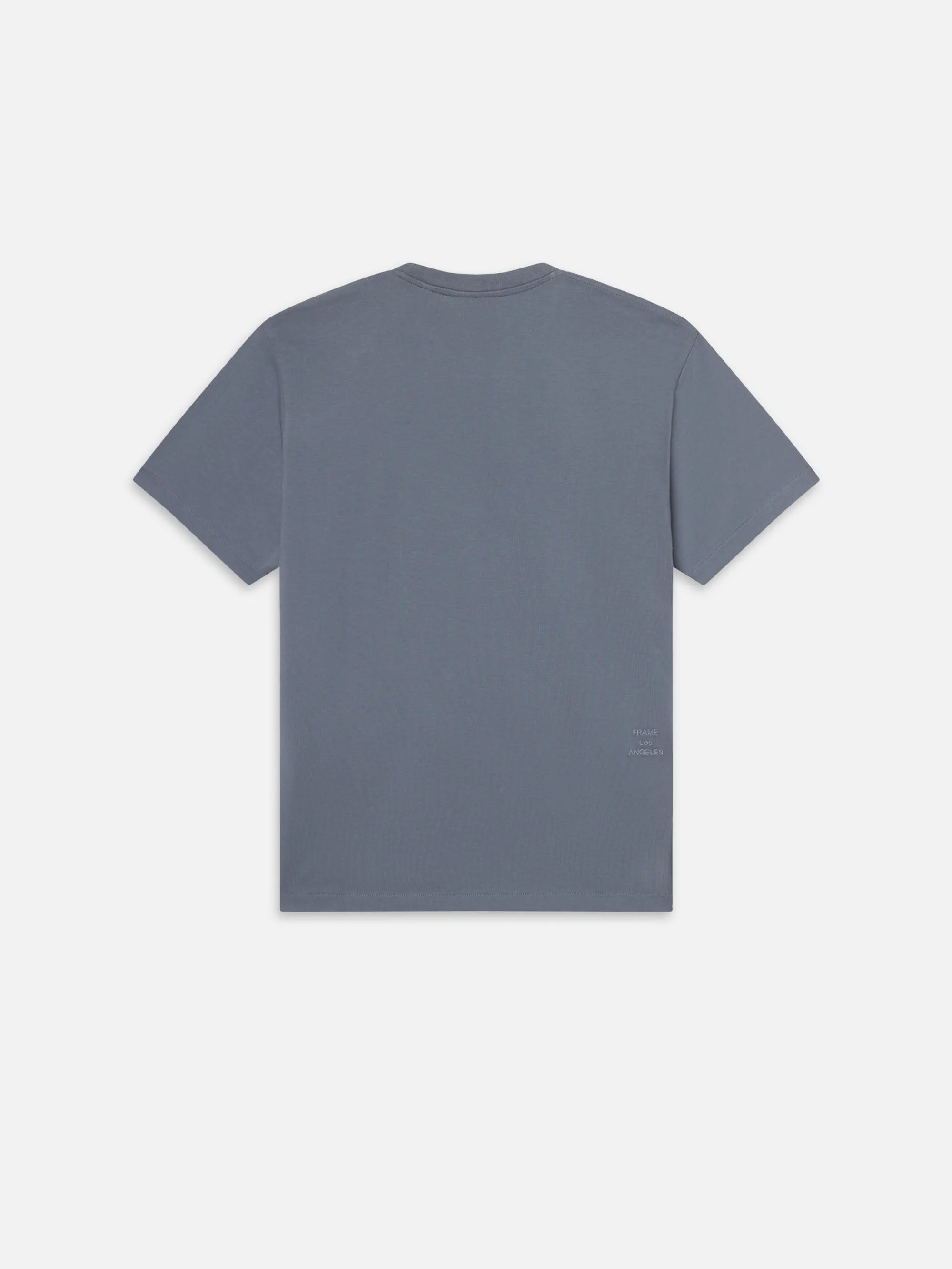 FRAME Logo Tee -- Smoky Blue