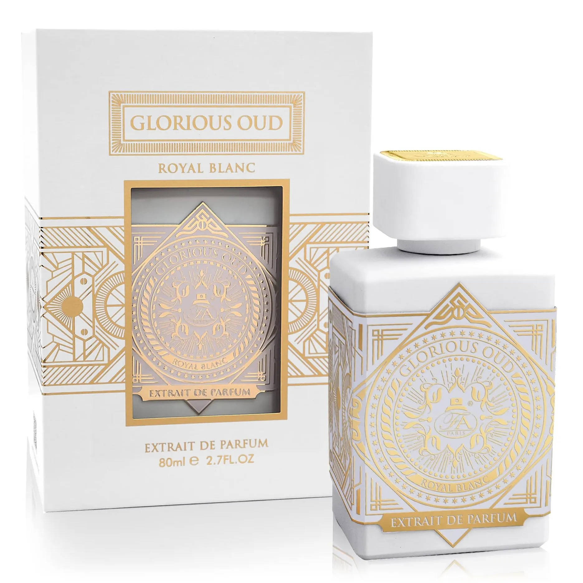 Glorious Oud Royal Blanc by Fragrance World 80ml EDP