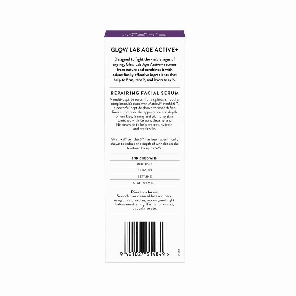 Glow Lab Repairing Facial Serum Age Active 30ml