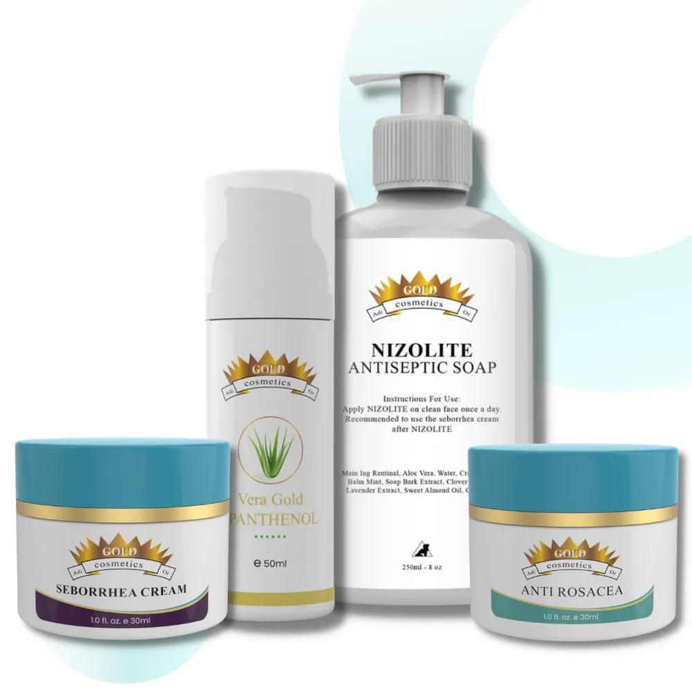 Gold Cosmetics | Seborrhea & Rosacea Kit