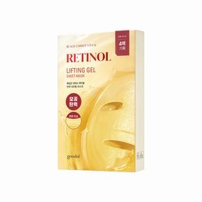 Goodal Black Carrot Vita-A Retinol Lifting Gel Sheet Mask 4Pcs