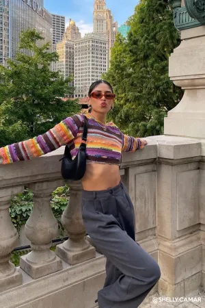 Janet Multi Color Knit Top