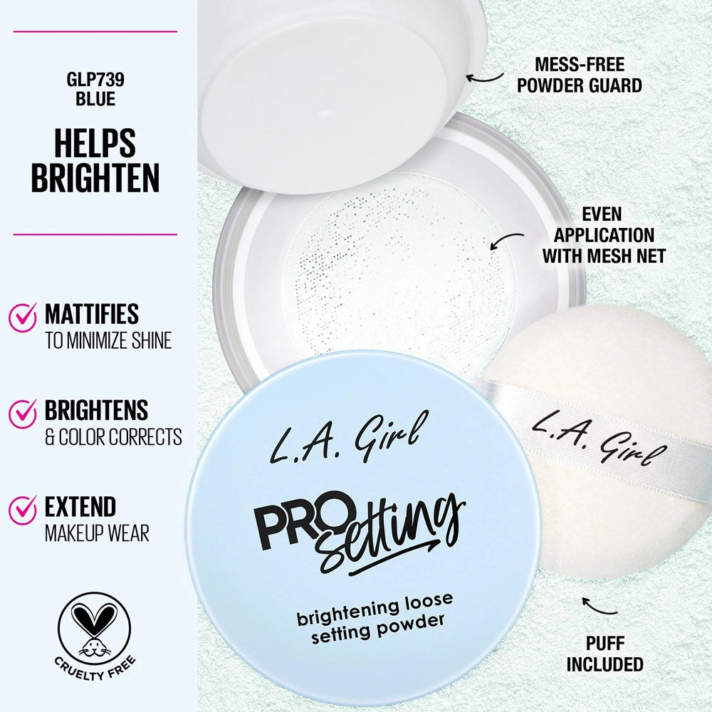 LA Girl Pro Setting Brightening Loose Setting Powder Blue 5g