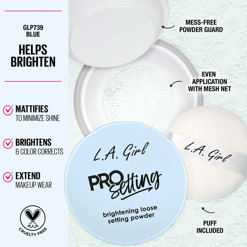 LA Girl Pro Setting Brightening Loose Setting Powder Blue 5g