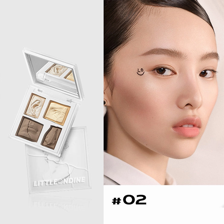 Little Ondine Sculptor's Glow Contour Palette