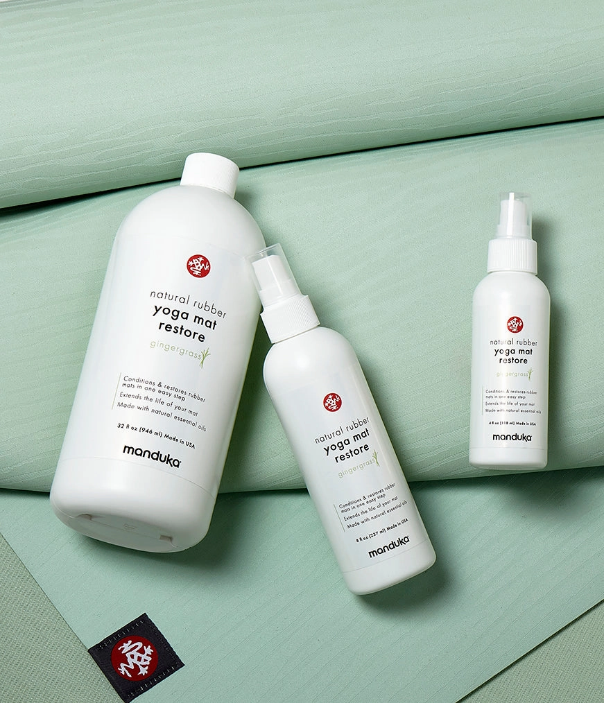 Manduka Natural Rubber Restore Yoga Mat Wash Cleaner - 8oz (237ml)