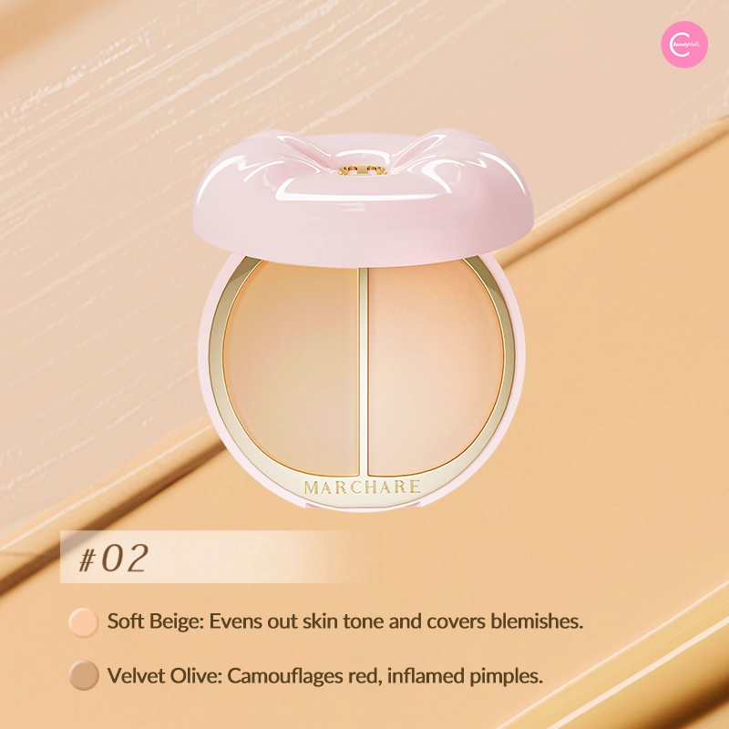 MARCHARE Dual Concealer Palette