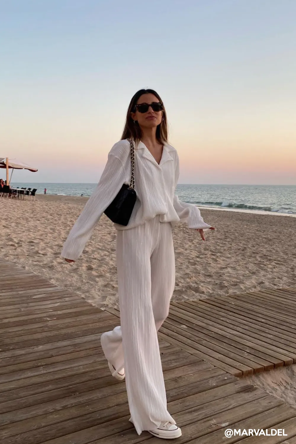 Maria Oversized Plisse Shirt