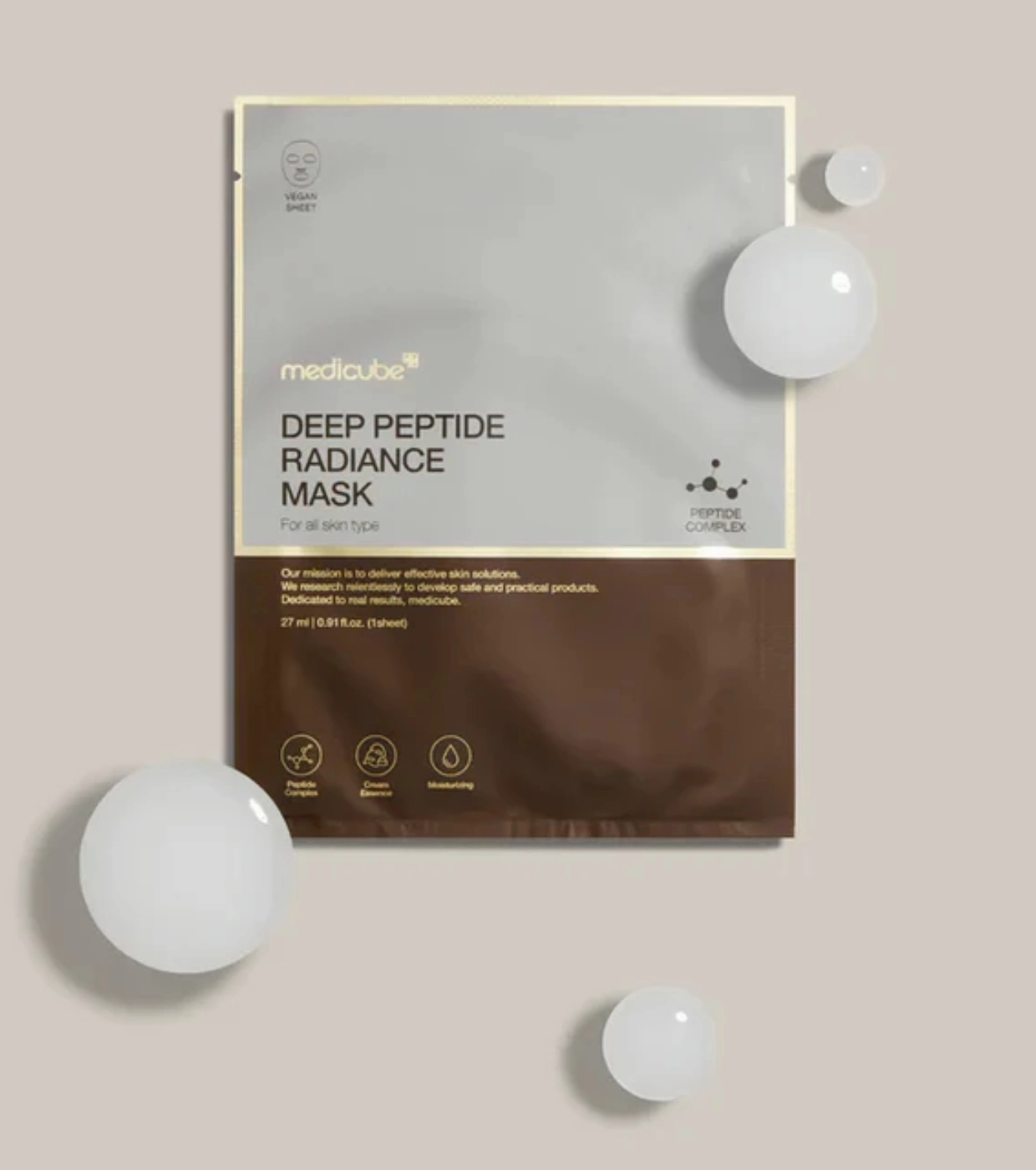 Medicube Deep Peptide Radiance Mask 1pcs