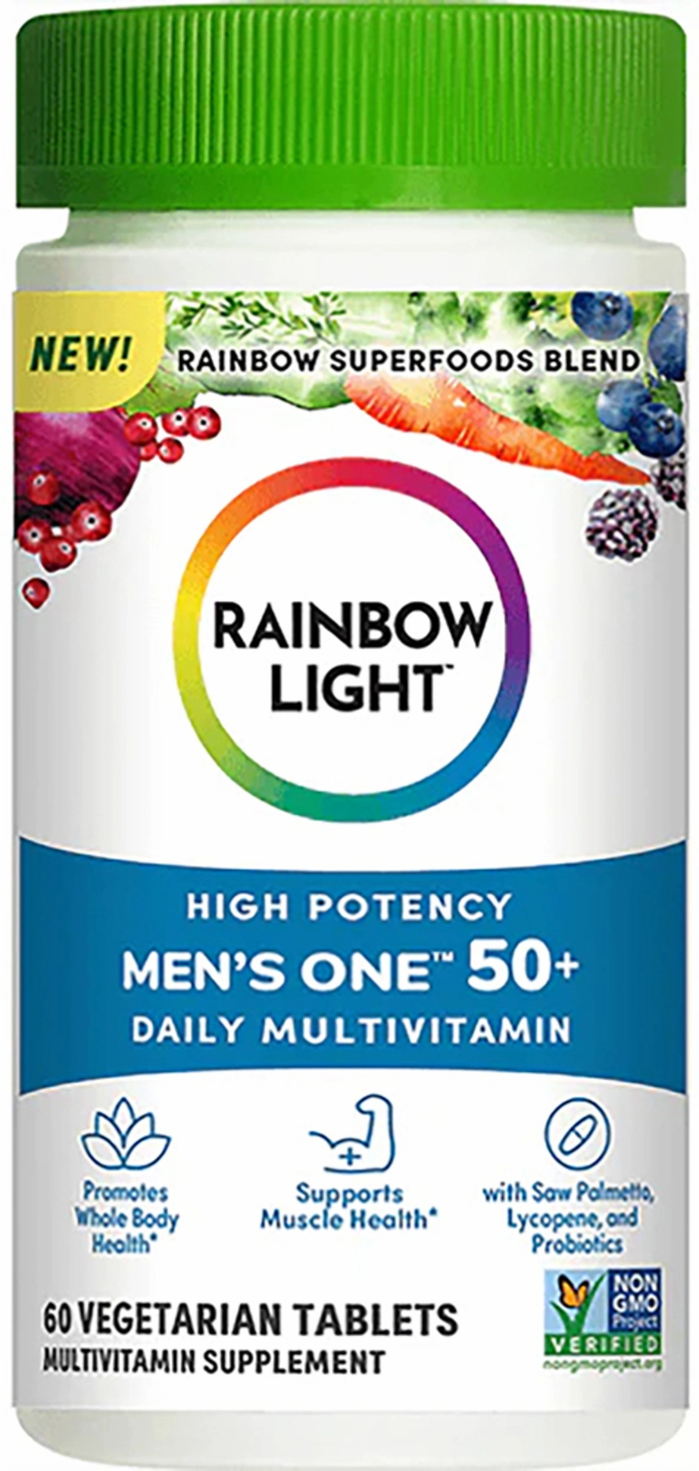 Men's One 50  plus Real Food Nutrients, 60 Vegetarian Caplets