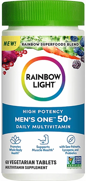 Men's One 50  plus Real Food Nutrients, 60 Vegetarian Caplets
