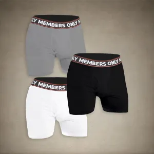 Men’s 3PK Poly Spandex Athletic Boxer Brief - FINAL SALE