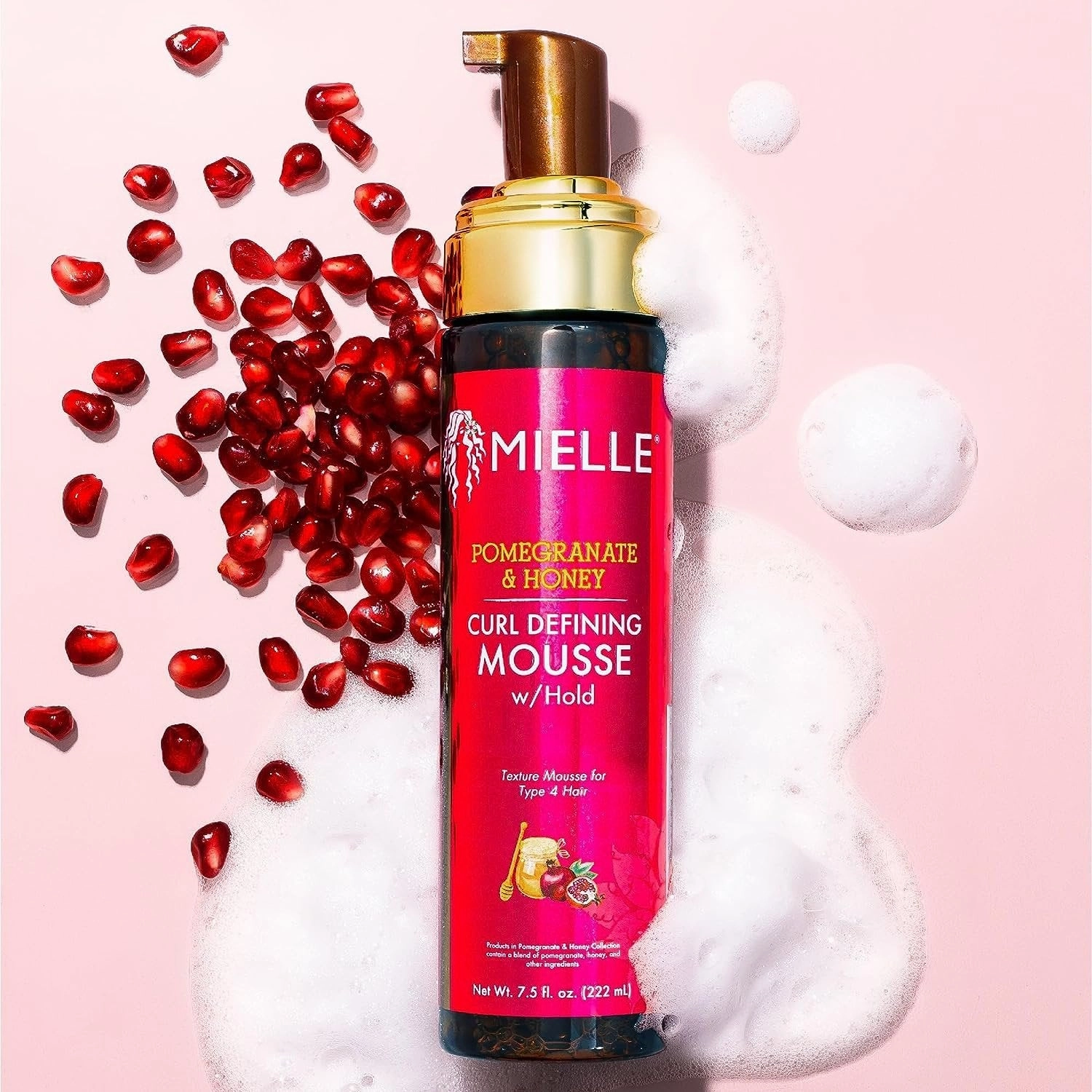 Mielle Organics Pomegranate & Honey Curl Defining Mousse - 7.5 oz