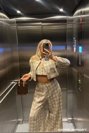 Milla Tweed Crop Top