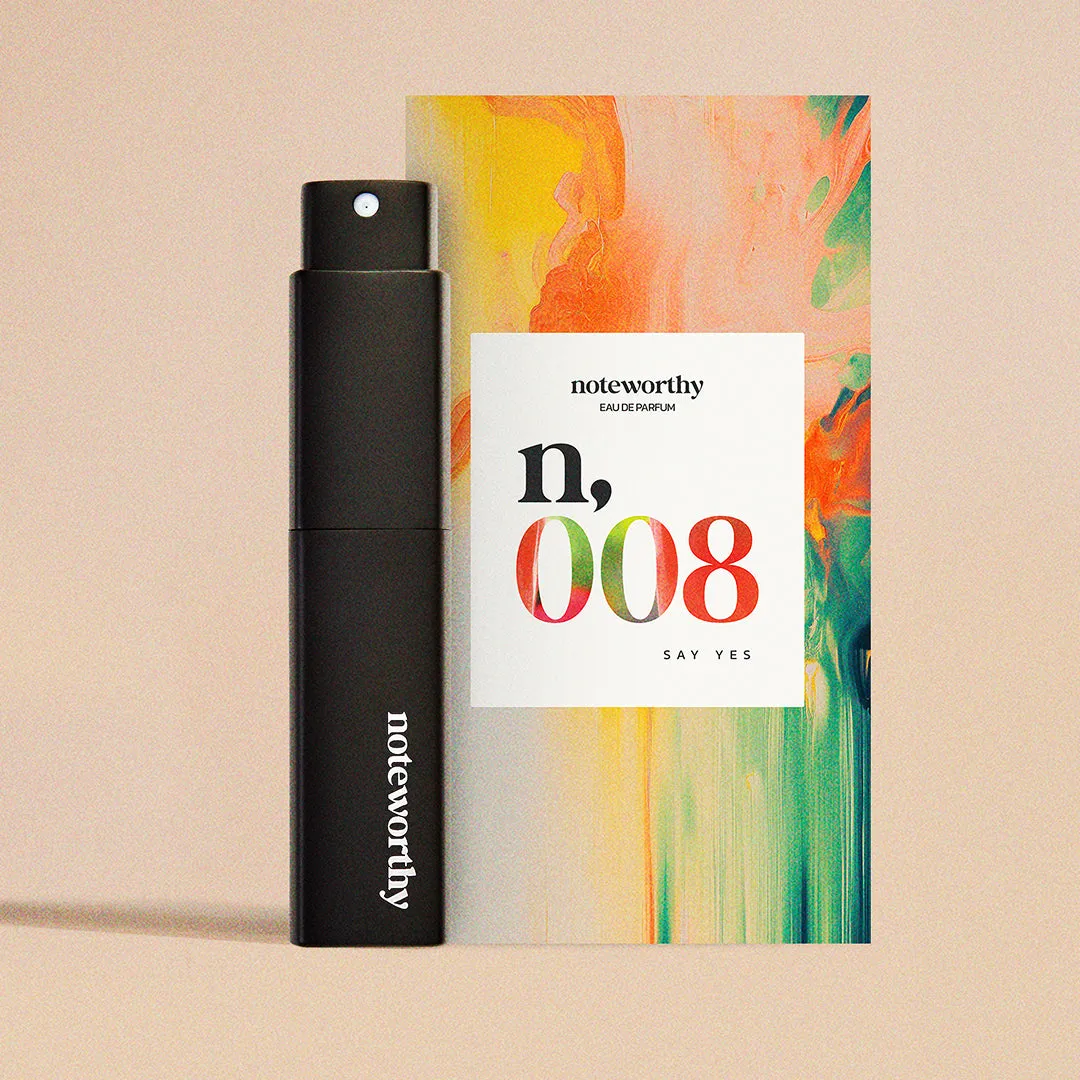 Noteworthy n,008 Eau De Parfum | Say Yes | Pear Gardenia Sandalwood Fragrance