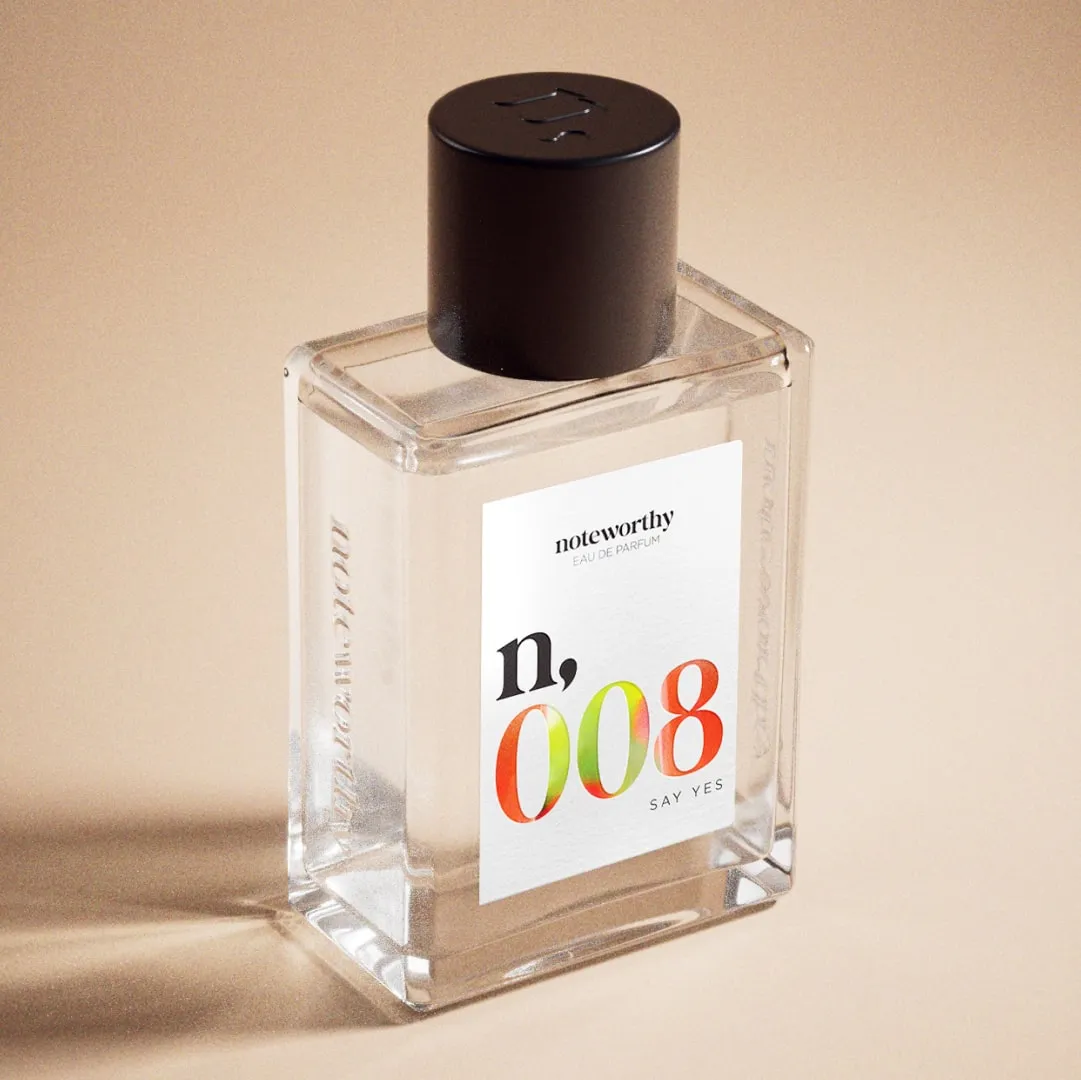 Noteworthy n,008 Eau De Parfum | Say Yes | Pear Gardenia Sandalwood Fragrance