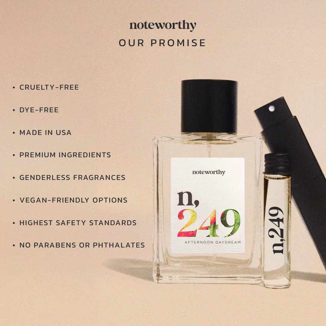 Noteworthy n,249 Eau De Parfum Travel Sprays