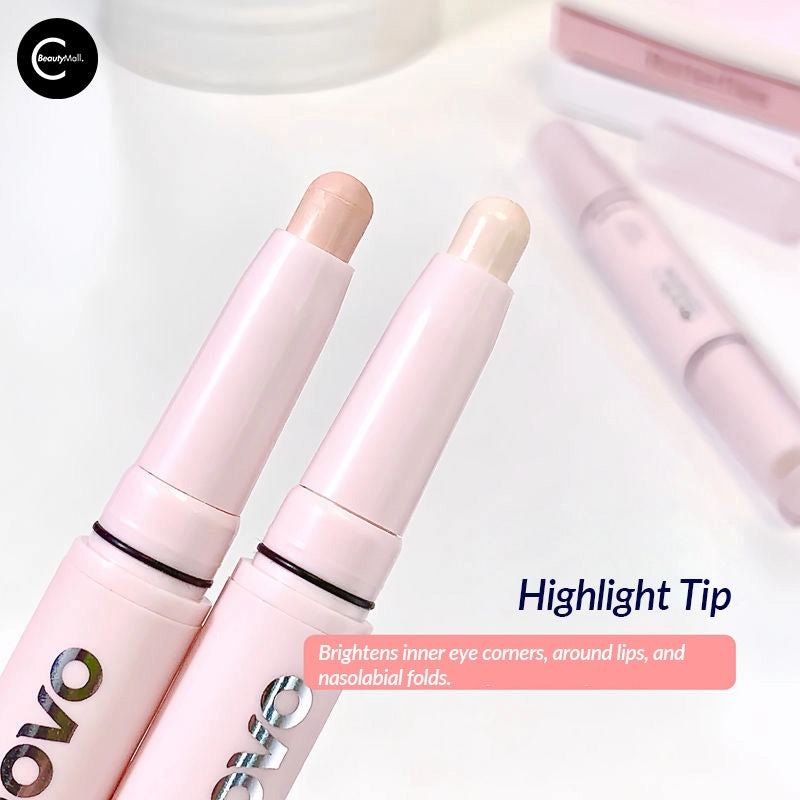 NOVO Dual-Ended Highlighter & Concealer Pen
