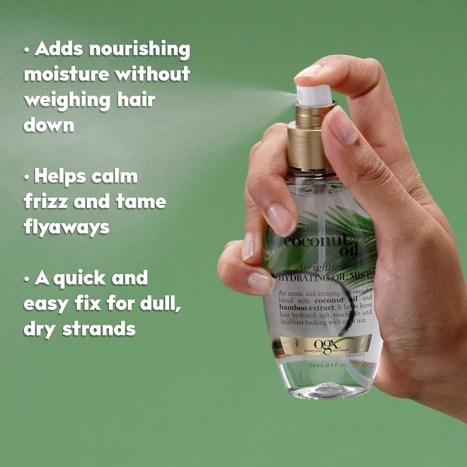 OGX Nourishing   Coconut Oil Weightless Hydrating Oil Mist - 4 oz