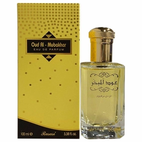 Oudh Al Mubakkhar by Rasasi for unisex EDP 3.3 / 3.4 oz New in Box