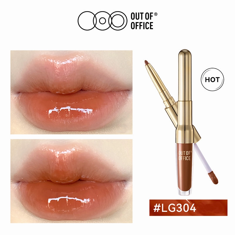 OUT OF OFFICE Dual-Ended Essence Water Lip Gloss Pen